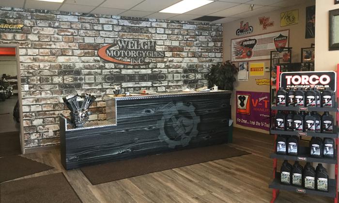 Welch Motorcycle Front Desk